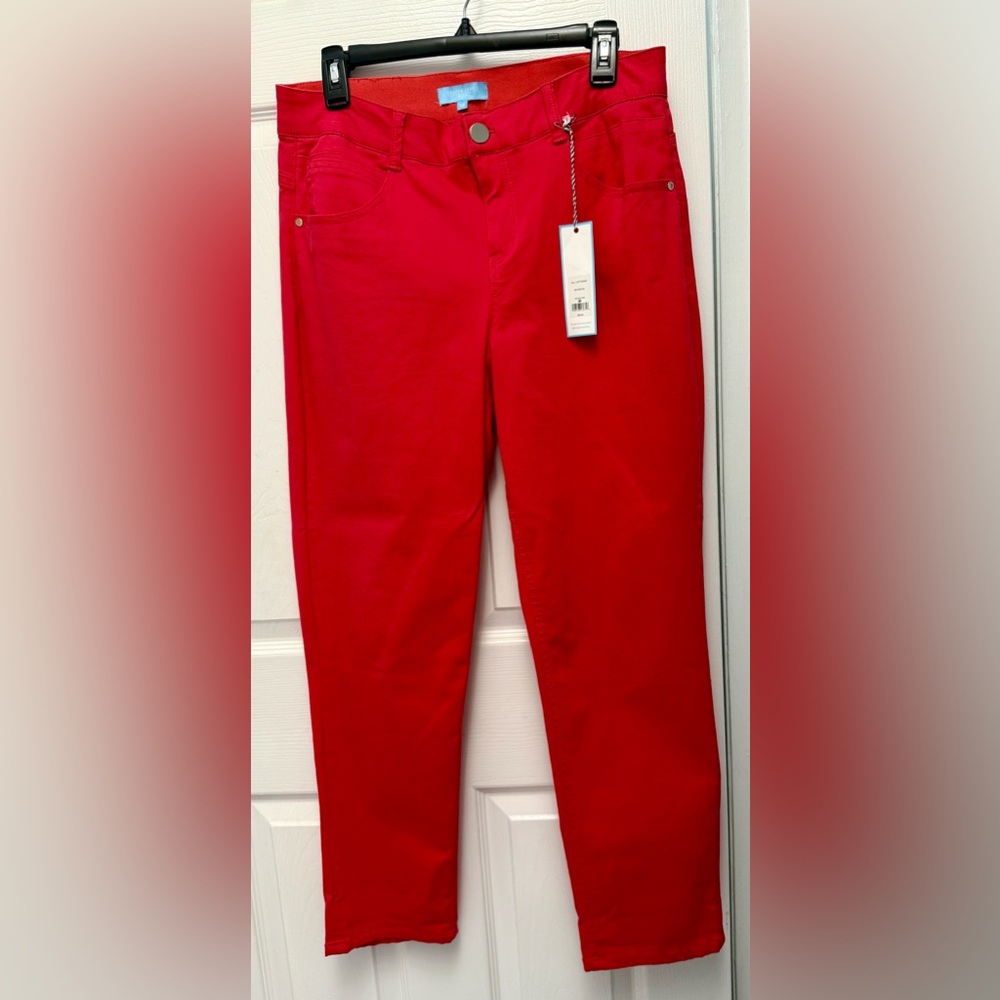 Women’s DRAPER JAMES RSVP™ High-Rise Red Skinny Jeans Size 12- Brand New w/Tag